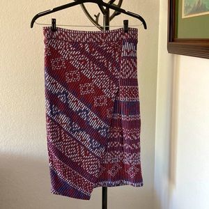 Maeve by Anthropologie Pencil Multicolored Skirt Size M